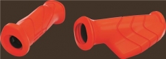 Manopole ergonomiche rosse